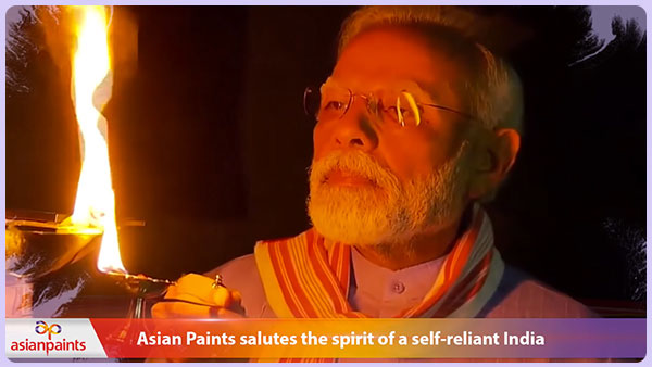 Asian paints sponsors one nation one voice anthem to support nations fight against Coronavirus Asian paints sponsors one nation one voice anthem to support nations fight against Coronavirus