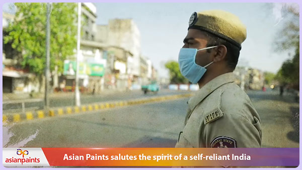 Asian paints sponsors one nation one voice anthem to support nations fight against Coronavirus Asian paints sponsors one nation one voice anthem to support nations fight against Coronavirus