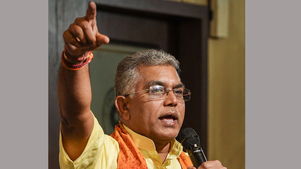 Bengal BJP president Dilip Ghosh stopped from visitig cyclone affected areas Bengal BJP president Dilip Ghosh stopped from visitig cyclone affected areas