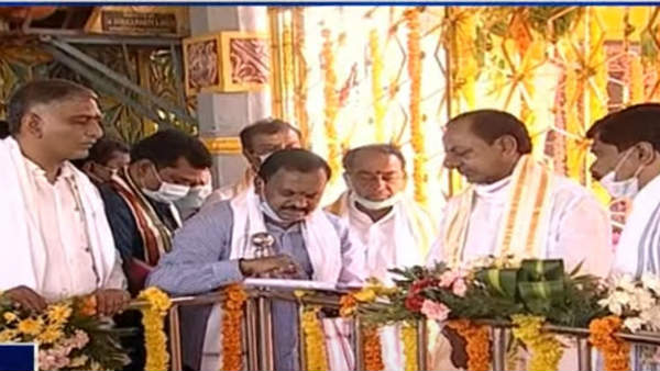పంప్ హౌజ్ వద్ద సుదర్శనయాగం .. కొండపోచమ్మ రిజర్వాయర్ ప్రారంభం