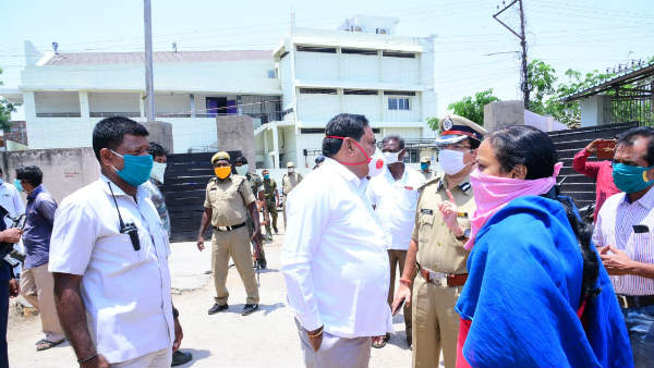 గొర్రెకుంట వలస కూలీల మరణాల ఘటన నేపధ్యంలో ఎంజీఎంకు వెళ్ళిన మంత్రి