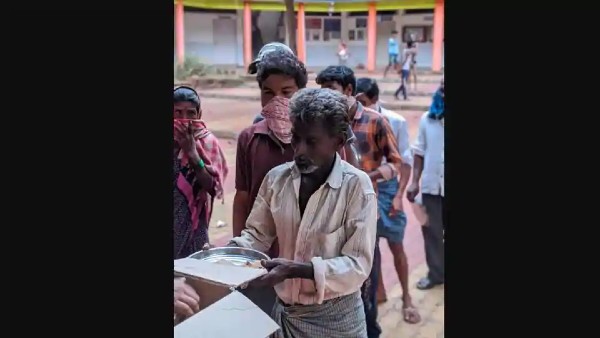 500 మందికి అన్నం