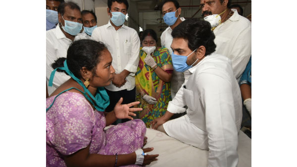 ys jagan shows his affection once again at vizag gas leakage victims ys jagan shows his affection once again at vizag gas leakage victims