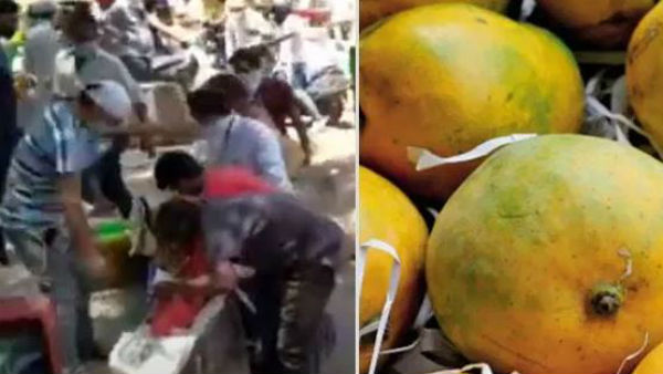 15 క్రేట్ల పండ్లు