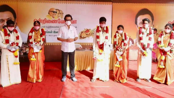 కరోనా నియమాలతో పెళ్లి
