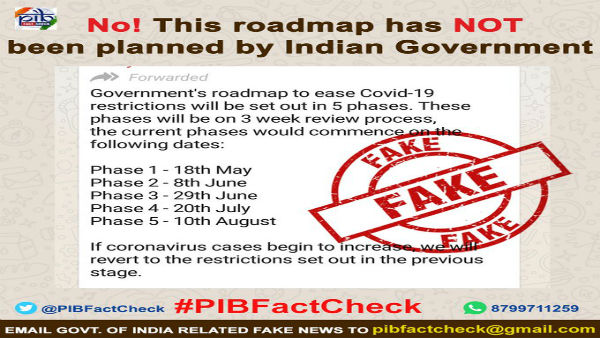 Fake: This is not India’s strategy to exit the lockdown Fake: This is not India’s strategy to exit the lockdown