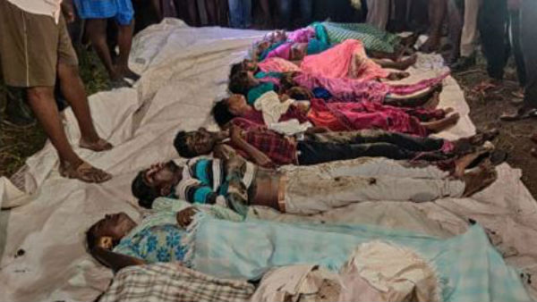 Road accident in prakasam district: 9 killed. Road accident in prakasam district: 9 killed.