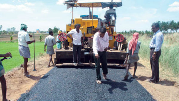 కాయిర్ జియో టెక్స్టైల్స్ ద్వారా ప్రధానమంత్రి గ్రామీణ సడక్ యోజన రోడ్ల నిర్మాణం