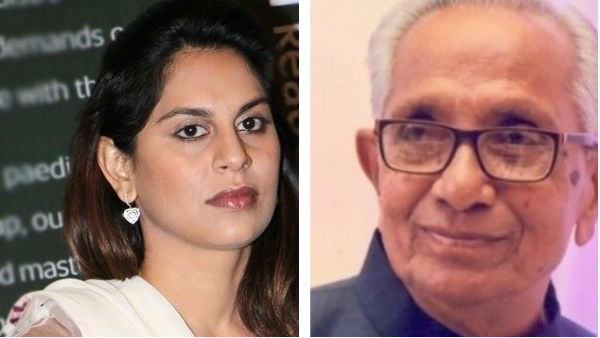 ramacharans wife upasana grand father umapathy rao passes away ramacharans wife upasana grand father umapathy rao passes away