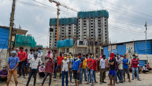 బెంగళూరులో వలస కూలీలు, కార్మికులు