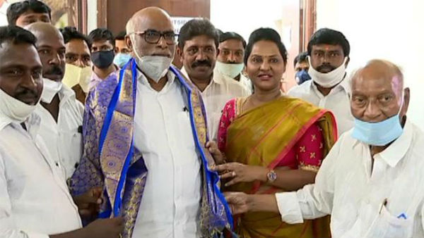 Dokka Manikyavara Prasad unanimous election as MLC Dokka Manikyavara Prasad unanimous election as MLC