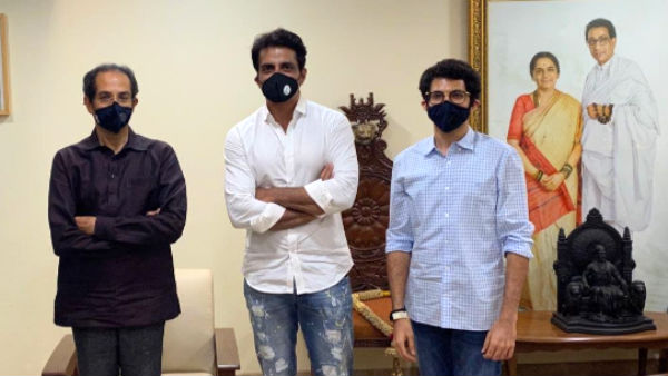 Sonu Sood meets Uddhav, Aaditya Thackeray.. Sonu Sood meets Uddhav, Aaditya Thackeray..