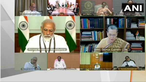 Mamata Banerjee as Modi Gets Broad Backing at All-Party Meet.. Mamata Banerjee as Modi Gets Broad Backing at All-Party Meet..