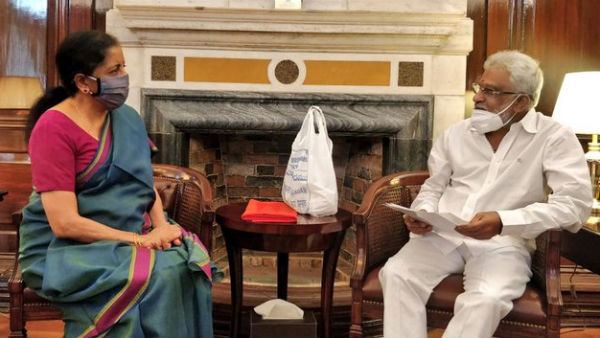 ttd white paper on its asserts: Chairman YV Subba Reddy meets union min Nirmala Sitharaman ttd white paper on its asserts: Chairman YV Subba Reddy meets union min Nirmala Sitharaman