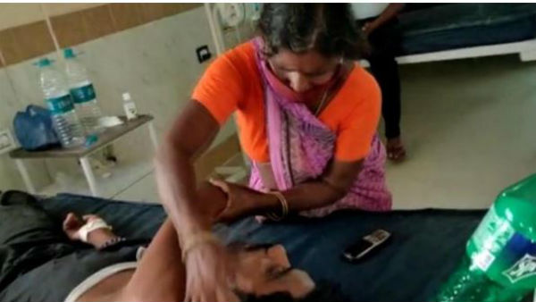 తల్లి చూస్తుండగానే..