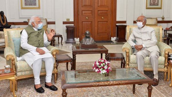 లఢక్ పర్యటన గురించి రాష్ట్రపతికి వివరణ..