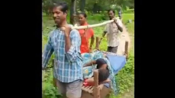 Telangana: Woman gave birth to a child in forest while she was being taken to hospital Telangana: Woman gave birth to a child in forest while she was being taken to hospital