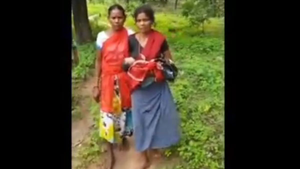 Telangana: Woman gave birth to a child in forest while she was being taken to hospital Telangana: Woman gave birth to a child in forest while she was being taken to hospital
