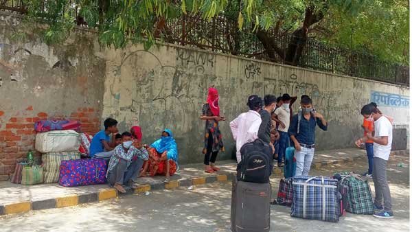 లాక్ డౌన్తో వలస కార్మికుల కష్టాలు...