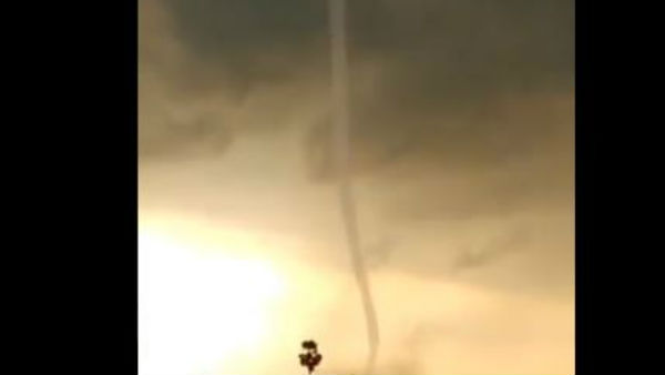 Tornado in Yadadri-Bhongir district videos gone viral Tornado in Yadadri-Bhongir district videos gone viral