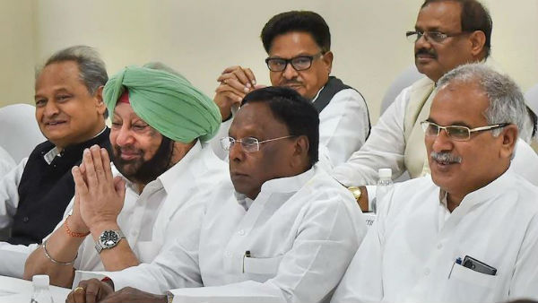 CMs Amarinder Singh, Baghel, Gehlot, Narayanasamy back Gandhis for Congress leadership CMs Amarinder Singh, Baghel, Gehlot, Narayanasamy back Gandhis for Congress leadership