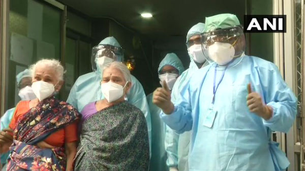 Chennai: 94-year-old woman, 70-year-old daughter beat Covid-19 Chennai: 94-year-old woman, 70-year-old daughter beat Covid-19