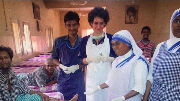 Mother Teresa asked me to work with Missionaries of Charity, says Priyanka Gandhi Mother Teresa asked me to work with Missionaries of Charity, says Priyanka Gandhi