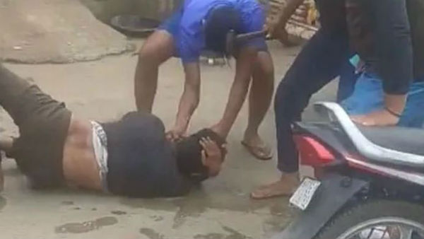 ట్రక్కులను వెంటాడి పట్టుకుని !