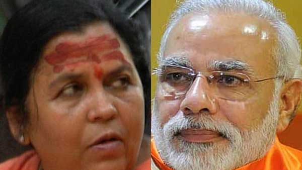 ప్రధానిపై ఉమా భారతి ఆందోళన..