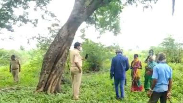 నిజామాబాద్ మునిసిపాలిటీ వద్ద కిడ్నాపర్ ను చెట్టుకు కట్టేసి దేహ శుద్ధి