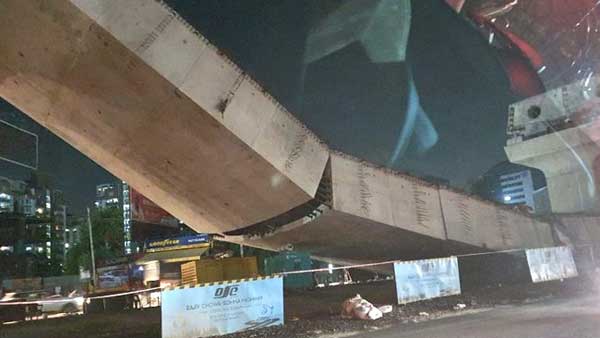 Gurugram: Part of an under-construction flyover collapses, 2 injured Gurugram: Part of an under-construction flyover collapses, 2 injured