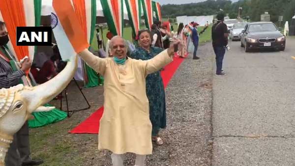 74th Independence Day: Indias Flag Hoisted At New Yorks Times Square and several parts of us 74th Independence Day: Indias Flag Hoisted At New Yorks Times Square and several parts of us