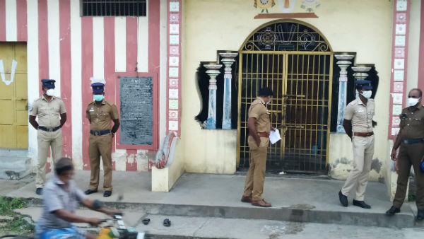 గుడిలోనే శవం పాతిపెట్టేశారు