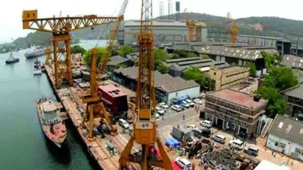 accident at Visakhapatnam shipyard, 4 dead.. accident at Visakhapatnam shipyard, 4 dead..