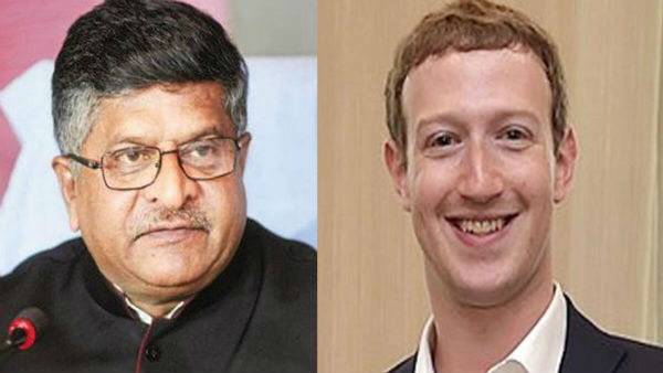 Ravi Shankar Prasad writes to Mark Zuckerberg, accuses Facebook India of bias Ravi Shankar Prasad writes to Mark Zuckerberg, accuses Facebook India of bias