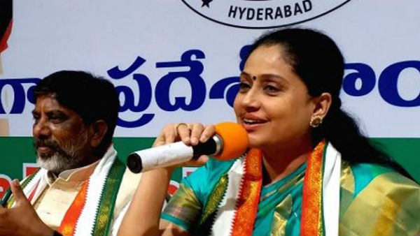 కాంగ్రెస్ నుంచి విజయశాంతి?