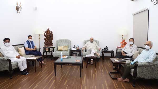 ladakh delegation requests amit shah to allott six schedule status for hill council polls ladakh delegation requests amit shah to allott six schedule status for hill council polls