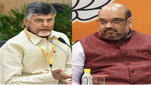 chandrababu phone to home minister amith shah.. chandrababu phone to home minister amith shah..