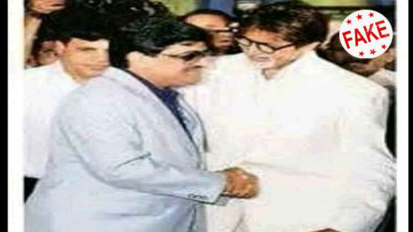 Fact Check: Did Amitabh Bachchan shake hands with Dawood Ibrahim Fact Check: Did Amitabh Bachchan shake hands with Dawood Ibrahim