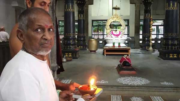 ఎస్పీ బాలు కోసం ఆలయంలో దీపం వెలిగించిన ఇళయరాజా