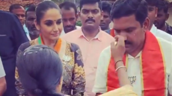 బీజేపీ లీడర్స్ తో రాగిణి చర్చలు ?