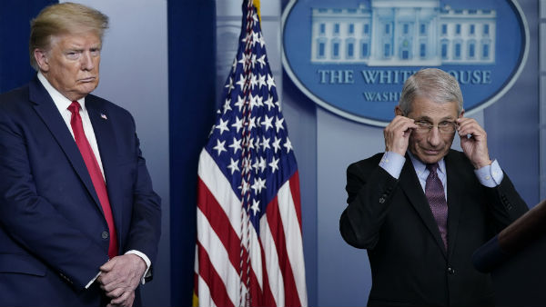 Trump calls Fauci a disaster and seeks to reassure his team he can win Trump calls Fauci a disaster and seeks to reassure his team he can win