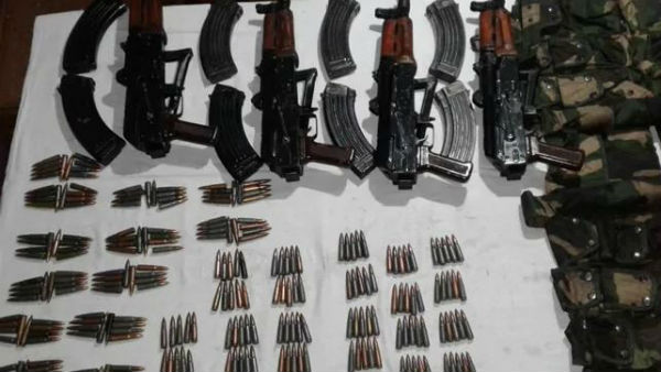 indian army seizes ak 74 rifles 240 rounds ammunition across loc in jammu kashmir indian army seizes ak 74 rifles 240 rounds ammunition across loc in jammu kashmir