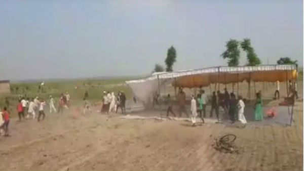1 Killed after BJP Leader Fires into Crowd in Ballia.. 1 Killed after BJP Leader Fires into Crowd in Ballia..