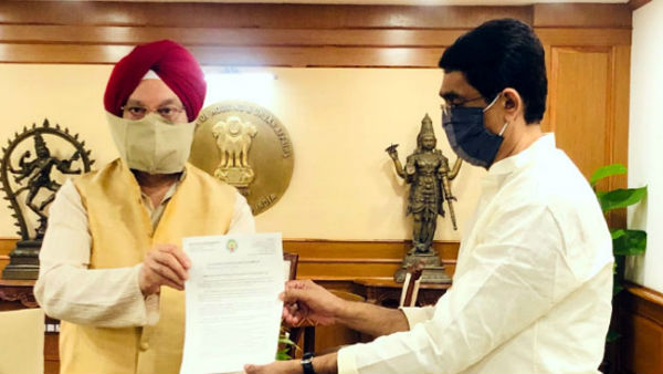 ap finance minister buggana rajendranath reddy meets union minister ap finance minister buggana rajendranath reddy meets union minister