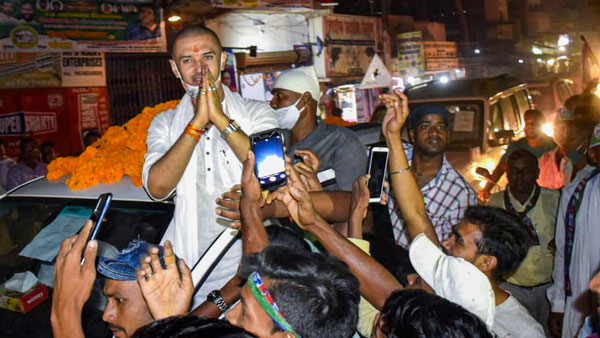 బీజేపీ ఓటర్లకు చిరాగ్ పిలుపు...