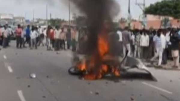 choutuppal road accident car hits bikes and scooter love couple died choutuppal road accident car hits bikes and scooter love couple died