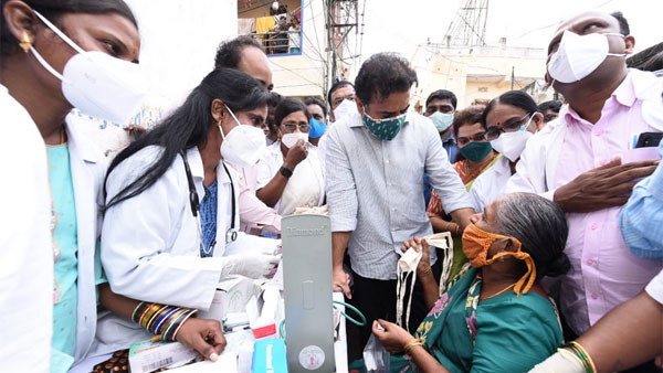 మంత్రి కేటీఆర్ కు తప్పని వ్యతిరేకత