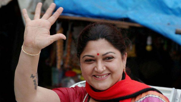 Tamil Actress and Congress leader Kushboo to be join in BJP today Tamil Actress and Congress leader Kushboo to be join in BJP today