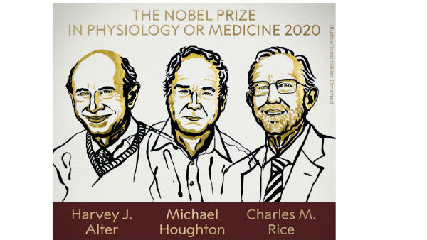 2020 Nobel: Three scientists share Nobel Prize in Physiology or Medicine 2020 Nobel: Three scientists share Nobel Prize in Physiology or Medicine